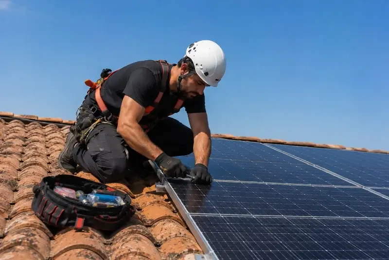 Maintenance et monitoring de panneaux solaires à Saint-Pierre-d'Eyraud
