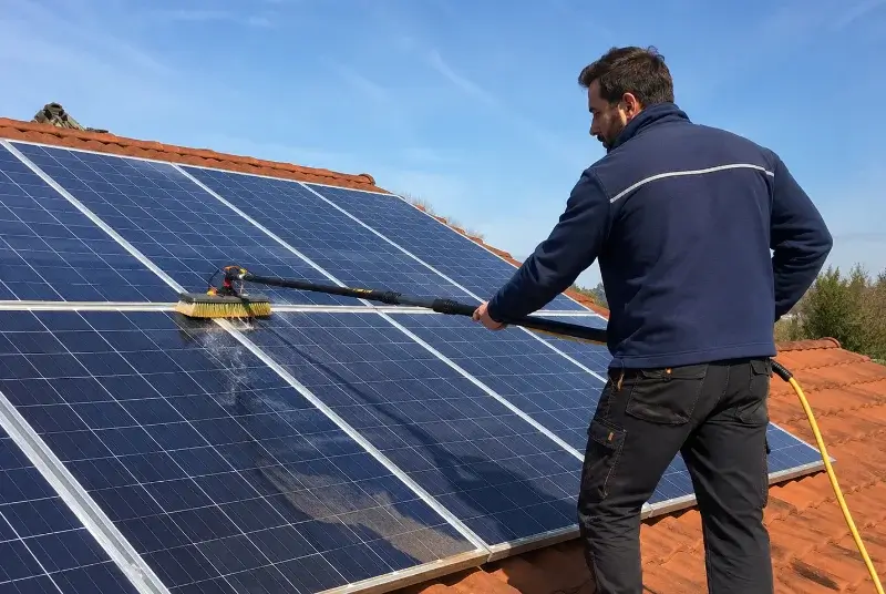 Nettoyage et entretien de panneaux solaires à Saint-Pierre-d'Eyraud