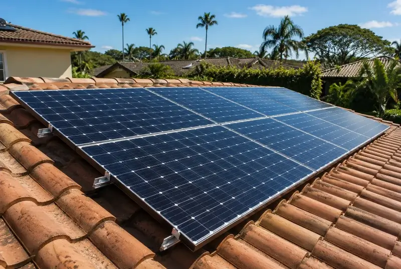 Installation de panneaux solaires à Saint-Pierre-d'Eyraud